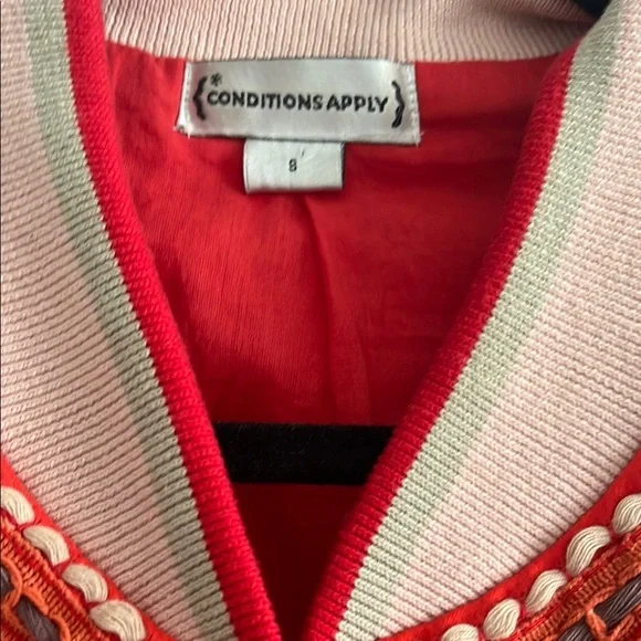 Embroidered Red Jacket - Picture 2 of 6